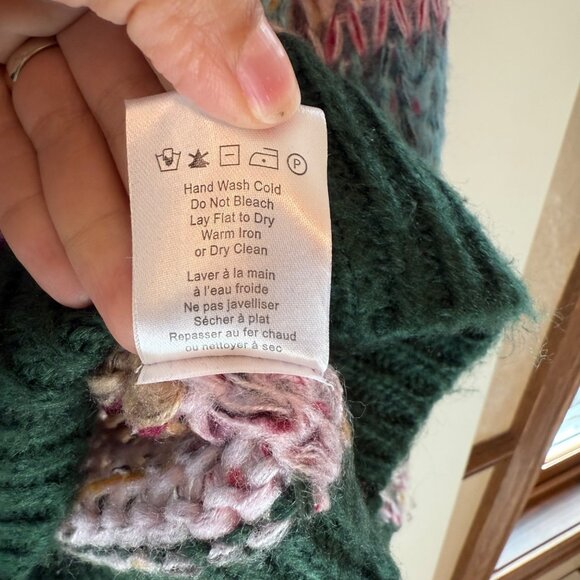 Heartloom S Multicolor Striped Knit Sweater Acrylic & Polyamide Blend - Picture 6 of 9